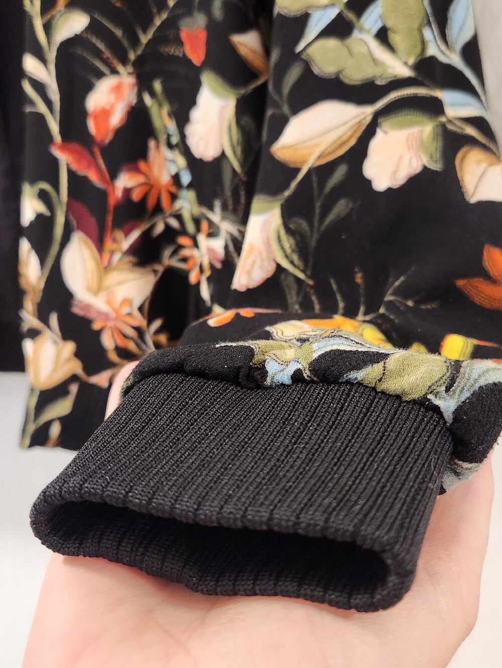 Zara Trafaluc Floral Bomber Jacket Size M - Picture 6 of 8